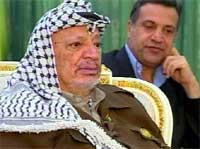 Palestinernes leder Yasir Arafat (foto: EBU).