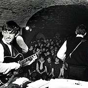 The Beatles på den legendariske klubben the Cavern.