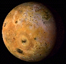Månen Io. Foto ESA/NASA