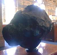 Diger meteoritt på Natural History Museum (Foto: I.Spilde)
