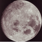 Månen fotografert fra Jorda