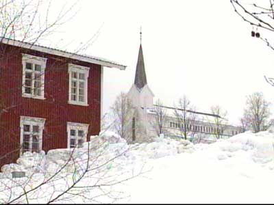 Gjerstad kirke - her var Nissen på besøk Gjerstad kirke - her var Nissen på besøk