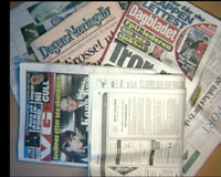 STREIK: Journalister i over 100 aviser er nå i streik.