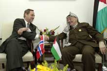 USA har ikke tillit til Yasir Arafat, mener Jan Petersen.