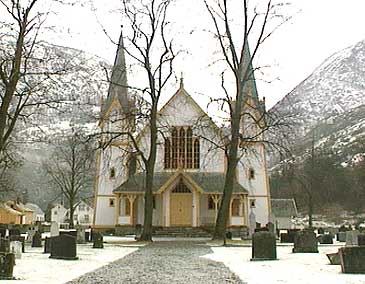 Hauge kyrkje. (Foto: NRK)