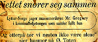 Oppslag i Programbladet 1952.