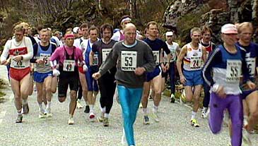 Maratonlpet Rett Vest 1993. (Foto: Per Johan Grue, NRK)