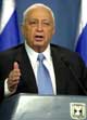 BETINGET JA: Ariel Sharon.