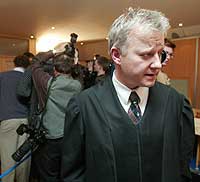 Statsadvokat Jørn Maurud hadde ingenting å utsette på juryens kjennelse i Orderud-saken. (Foto: Scanpix/Jon Eeg)
