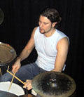 Andreas Jentoft på trommer