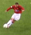 David Beckham fyrer løs og scorer fra nesten 30 meter (foto:tv3)