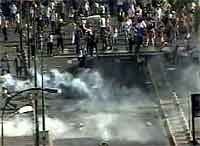 Det har vært voldsomme demonstrasjoner i Venezuela.