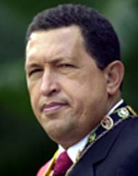 Hugo Chavez er uhyre omstridt i \Venezuela. 