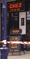 To dørvakter ble knivstukket og drept på utestedet Chez i Moss natt til søndag. (Scanpix-foto)