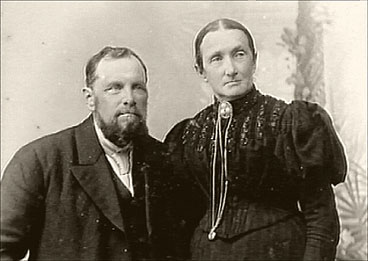 Olai Tenden og kona Wilhelmine Tenden.