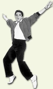 Den originale Elvis var mer kjent for hofte- enn beinteknikken. Den originale Elvis var mer kjent for hofte- enn beinteknikken.