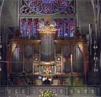 Dette er orgelet som skal brukes under vielsen i Nidarosdomen.