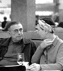 Kjrligheten mellom Sartre og  de Beauvoir var grunnfjellet. Knallhardt.