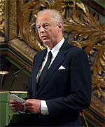Thor Heyerdahl jr. hyldet faren på vegne av familien.
