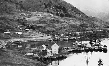 Bjrvikstranda fekk stoggestad i 1934. (Foto  Fylkesarkivet)