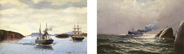 Begge maleriene av Lauritz Haaland blir værende i Rogaland 