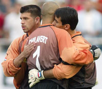 Jose-Luis Chilavert gjorde flere tabber da han sto spilte for Paraguay i sommerens VM.