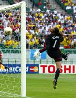 David Seaman slapp inn et frispark fra 40 meter fra Ronaldinho under VM i fotball, og har også hatt endel andre rare opptredener i år.