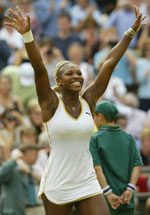 Serena Williams har god grunn til å jube (Foto: Lamarque/Reuters)