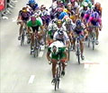 Thor Hushovd spurtet inn til sin beste plassering i årets Tour de France.