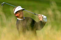 Colin Montgomerie satte ny banerekord under British Open i dag. (Foto:Jeff J Mitchell /Reuters) Colin Montgomerie satte ny banerekord under British Open i dag. (Foto:Jeff J Mitchell /Reuters)