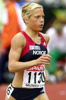 Kristin Roset ble utslått på 1500 meteren i EM.(Foto:Cornelius Poppe / SCANPIX ) 