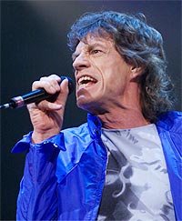 Mick Jagger og the Rolling Stones har ikke problemer med å selge billettene til sin 2002 Licks World tour. Foto: REUTERS / Jim Bourg.
