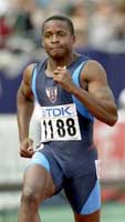 Tim Montgomery har Bislett-rekorden på 9,84. (Foto: Allsport) Tim Montgomery har Bislett-rekorden på 9,84. (Foto: Allsport)