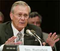 Donald Rumsfeld. (Arkivfoto)