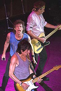 Rolling Stones og Keith Richards spiller på flere typer steder under sin Licks-tour, både arenaer, stadionanlegg og mindre konsertsaler. Nå kommer de kanskje til Lerkendal Stadion. Foto: REUTERS / Jeff Christensen.