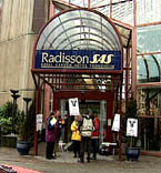 Også tidligere har det vært streik ved Radisson SAS Hotel Royal Garden.
