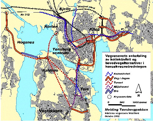 Veipakke Tønsberg fase 2 er ute på høring.
