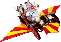 Chitty Chitty Bang Bang-bilen. Foto: Hjemmeside. Chitty Chitty Bang Bang-bilen. Foto: Hjemmeside.