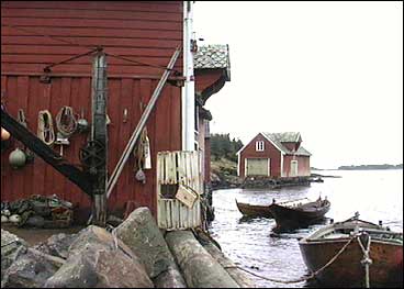 Fiskarbondemuset p Byrknes. (Alle foto: Ingvild Ramstad, NRK)