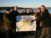 Oljeutvalget i Kristiansund fikk se ilandføringsstedet Nyhamna.