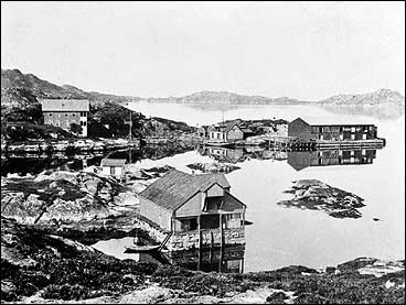 Skjerjehamn i 1899. (Foto  Fylkesarkivet)