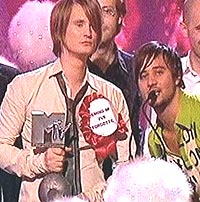 Röyksopp stakk av med prisen for beste video. Foto: mtve.com.