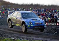 Petter Solberg kan kjøre alle slags biler, men i konkurranser er det alltid Subaru. (Foto:REUTERS/Darren Staples ) 