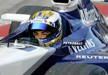 Nico Rosberg testkjørte en Williams-bil. (Foto: Gustau Nacarino/reuters) 