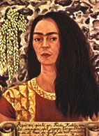 Frida Kahlo utståler kraft, men også sorg og smerte.