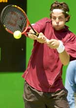 Andreas Vinciguerra var siste gjenværende svenske i Australian Open. (Foto by Robert Cianflone/Getty Images)