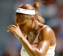 Serena Williams var presset i andre sett. (Foto: Nick Laham/Getty Images)