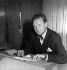  Rolf Kirkvaag i studio i 1955 (Scanpix) 
