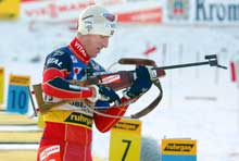 Lars Berger gikk en strålende 2. etappe for Norge lørdag.