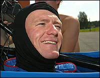 Jan Erik tester Formel 1.